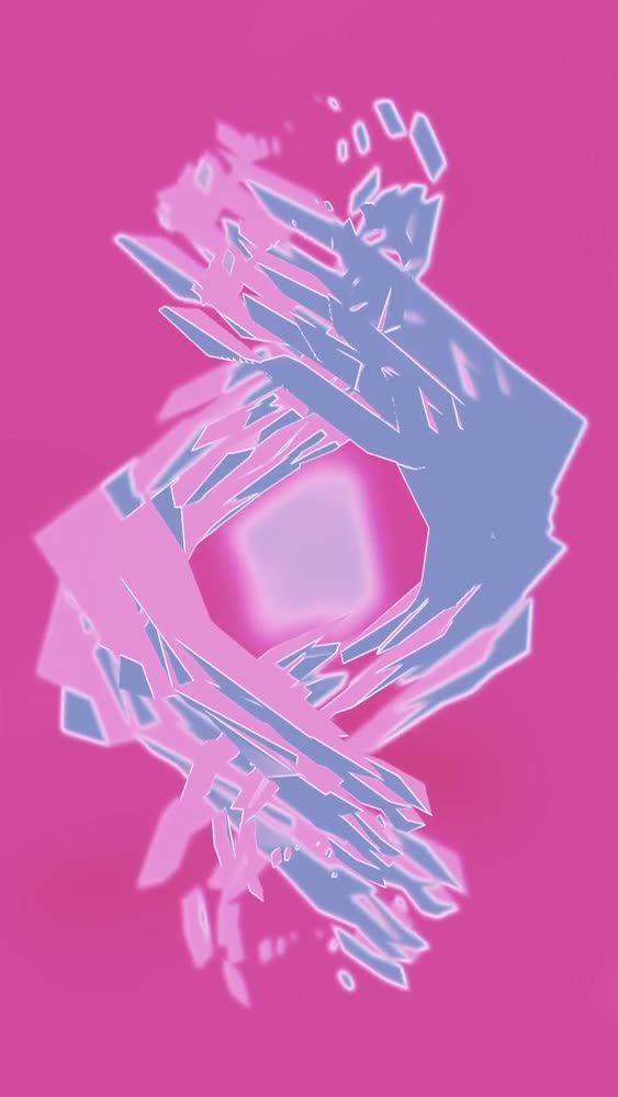 Composition of simple shapes with procedural animation